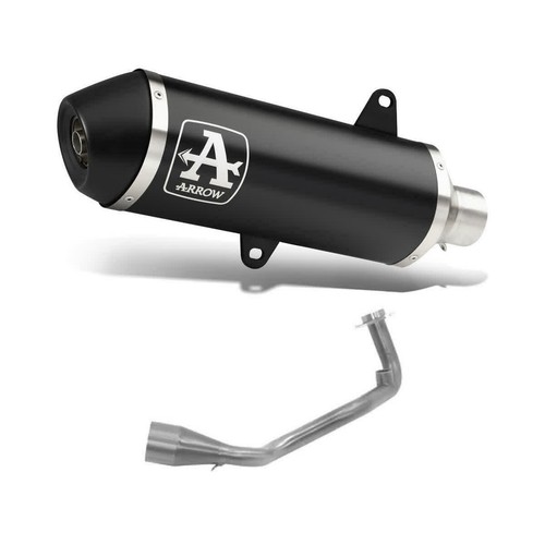Kit marmitta arrow urban nera - marmitta,