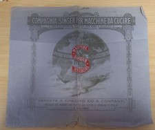 PUBBLICITA MACCHINE PER CUCIRE SINGER 1930