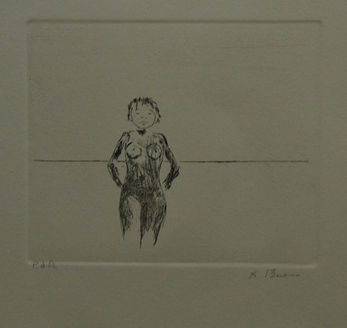 Acquaforte stampata carta - su,