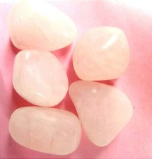 Quarzo rosa burattato