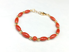 Bracciale donna corallo rosso