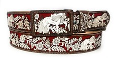 Cintura uomo western pelle - in,
