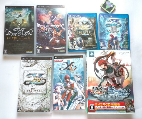 Lotto psp vita i - ys, e