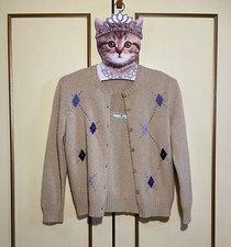 TWINSET BRUNELLO CUCINELLI 100% CASHMERE CARDIGAN+TOP DONNA TGS-perfetto