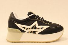 LIU JO DREAMY 05 BF4041 TX428 ginnastica donna in pelle e tessuto black/w S3421