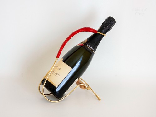 Red scoubidou bottle - red,