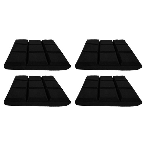 Pannelli acustici neri 4pz - neri,