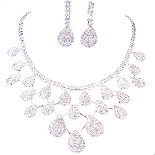 Sposa gioielli con - , strass