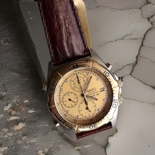 Seiko chronograf ref 7142 - seiko,