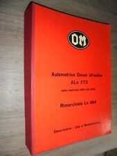 AUTOMOTRICE DIESEL IDRAULICA Aln 773 (dalla matricola 3501 alla 3562) – OM