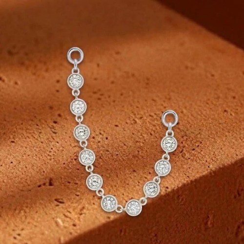 Orecchini catena oro 18 - orecchini, a