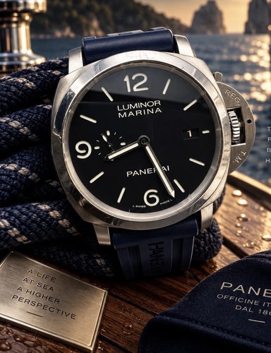 Panerai luminor men black - panerai, men's