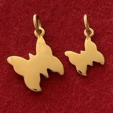 Dodo Pomellato Ciondolo Farfalla Maxi Oro Giallo 18kt 750  Massiccio Fuori Prod