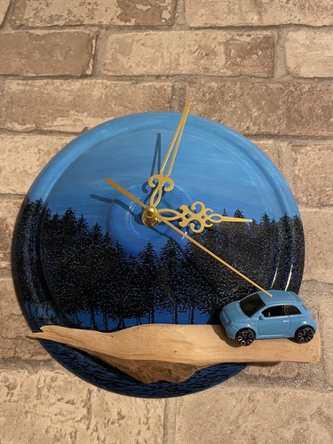 Orologio parete fiat 500 - orologio,