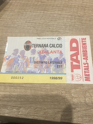 Ternana atalanta 1998 - ternana-atalanta, 1998/99