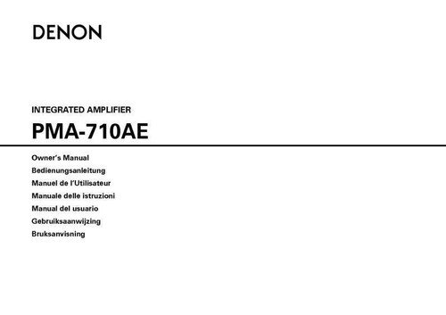 Denon pma 710ae ricevitore - denon,