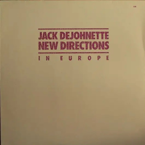 Jack dejohnette new - dejohnette, directions