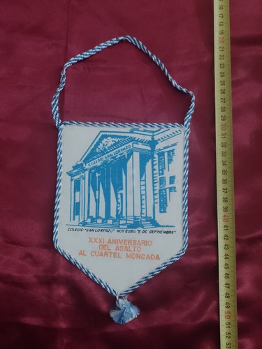 Old pennant cuba cuartel - old,