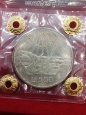 REPUBBLICA 500 LIRE DANTE 1965 PROVA PERIZIATA FDC