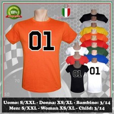 T-SHIRT 01 GENERAL LEE ISPIRATA THE DUKES OF HAZZARD SERIE TV UOMO DONNA BAMBINO