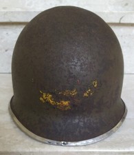 ELMETTO M1 AMERICANO U.S.A. 1941--WWII 2° GUERRA MONDIALE--SOLO GUSCIO--