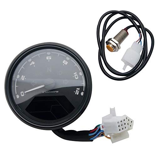 Lcd digital speedometer 12v - speedometer,