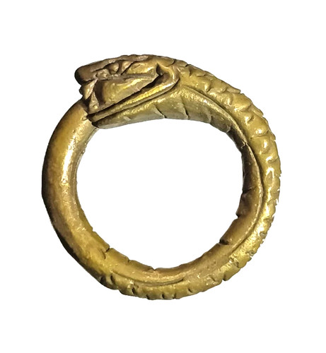 Anello serpente ouroboros - anello,