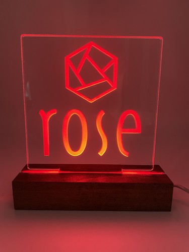 Insegna led hifi rose streamer - insegna,