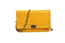 Borsa Chanel gialla nuova