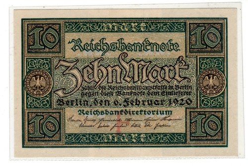 Allemagne germany billet - germany, 10