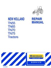 New Holland TN55, TN65, TN70, TN75 manuale di servizio riparazione officina libretto