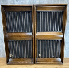 Coppia griglie per altoparlanti Mcintosh ML-10C noce