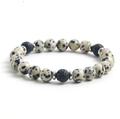 Bracciale pietra elastico - bracciale,