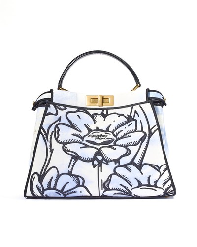 Fendi peekaboo medium - peekaboo, flower