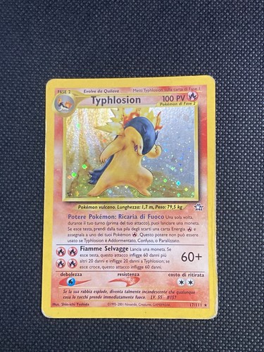 Carta pokemon typhlosion - carta,