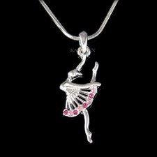 Pink ballerina collana - ~pink, da