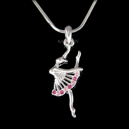 Pink ballerina collana - ~pink, da