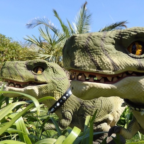 Robot rex aibo - t-rex, dinosauro