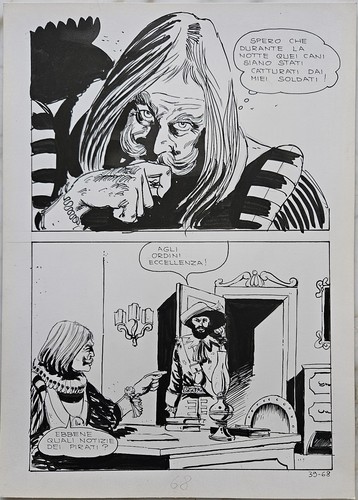 Milo manara tavola originale - tavola,