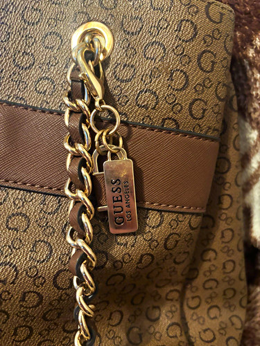 Borsa tracolla guess marrone - borsa,