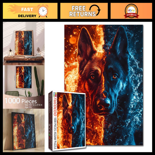 Puzzle pastore tedesco 1000 - puzzle,
