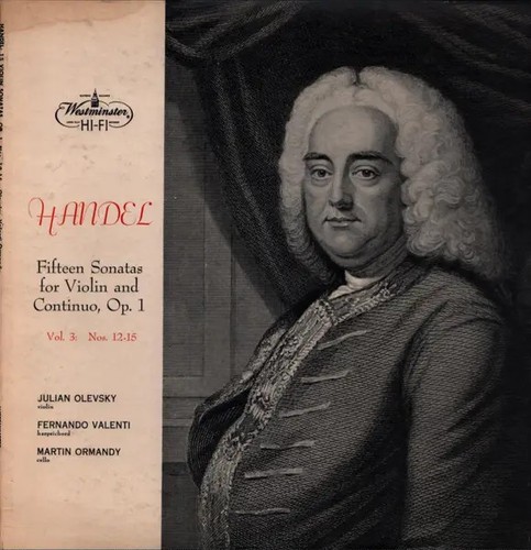Handel fifteen sonatas op1 - fifteen,