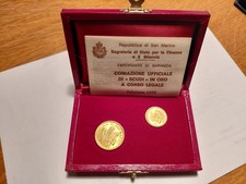 monete oro san marino