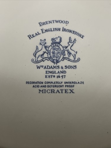 Piatto ottagonale vero inglese