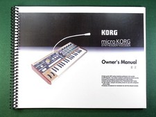 Korg Micro Korg Instruction