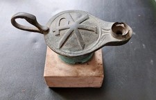 Lampada Ad Olio Antica Old Vintage Chro 