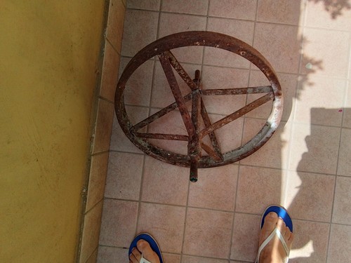 Ruota ferro x - x, carriola