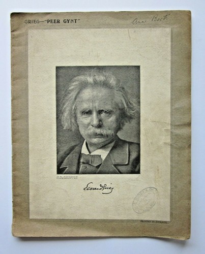 1928 edvard grieg peer gynt - peer,