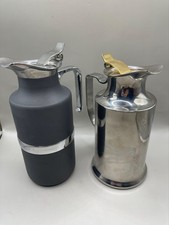 Coppia Thermos a servire Marchio Balzano per Lavazza acciaio inox vintage
