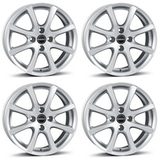 4 Cerchi Borbet LV4 5.5x14 ET35 4x100 SIL per Peugeot 107 108